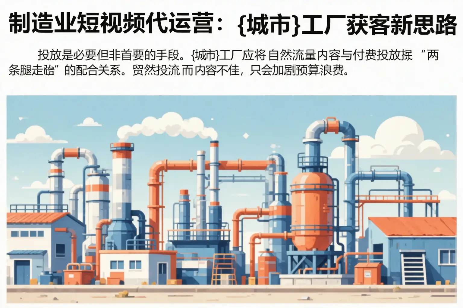 制造业短视频代运营:丽江工厂获客新思路