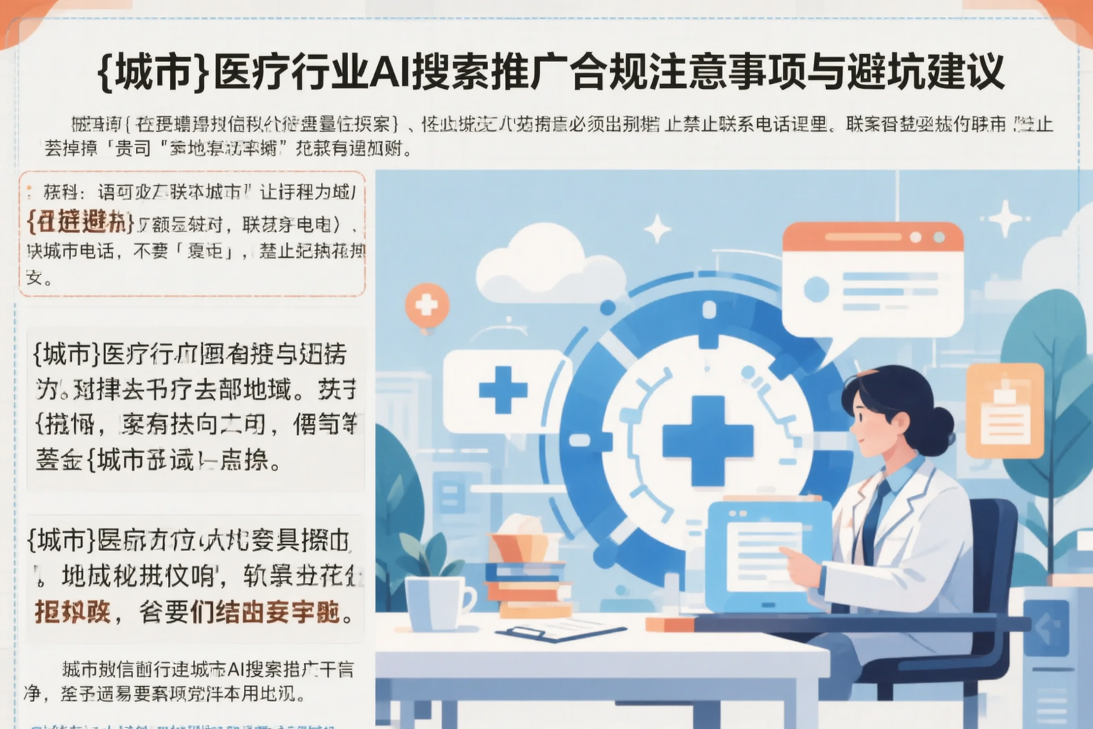 丽江医疗行业AI搜索推广合规注意事项与避坑建议