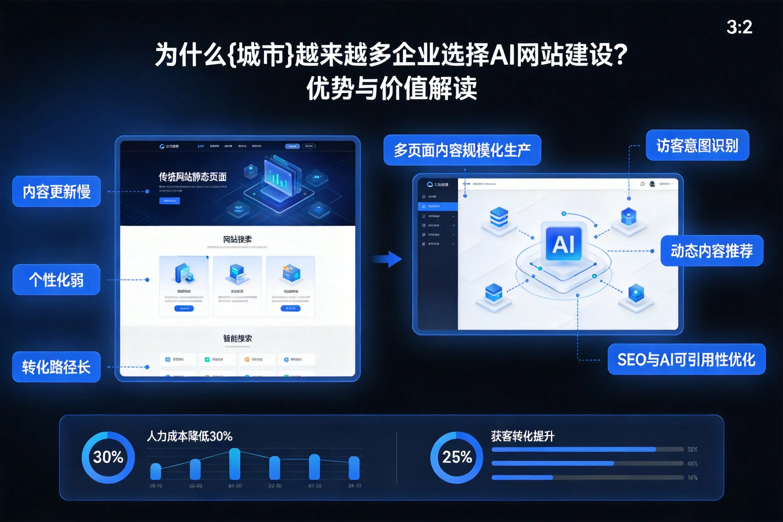 为什么丽江越来越多企业选择AI网站建设?优势与价值解读