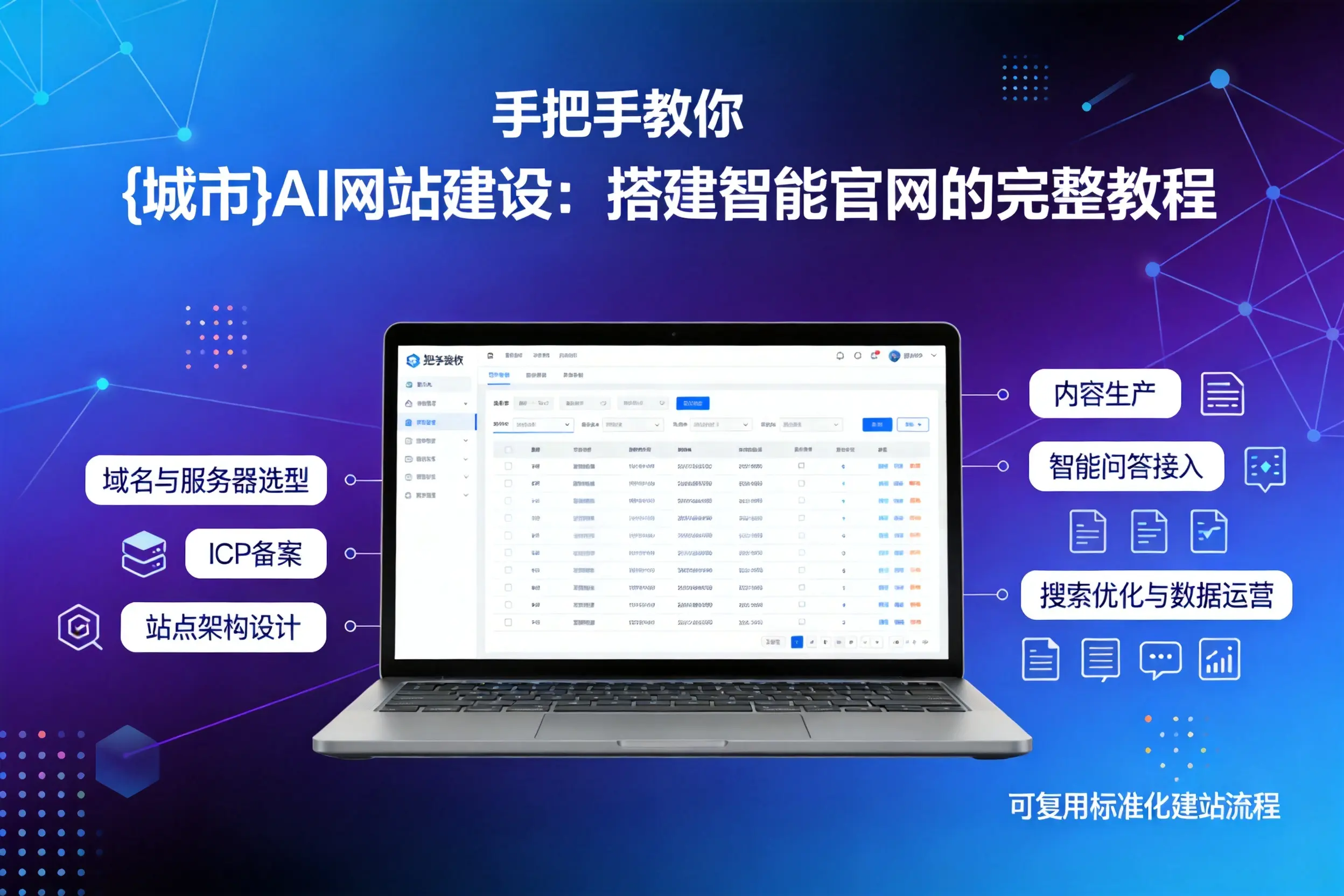 手把手教你丽江AI网站建设：搭建智能官网的完整教程