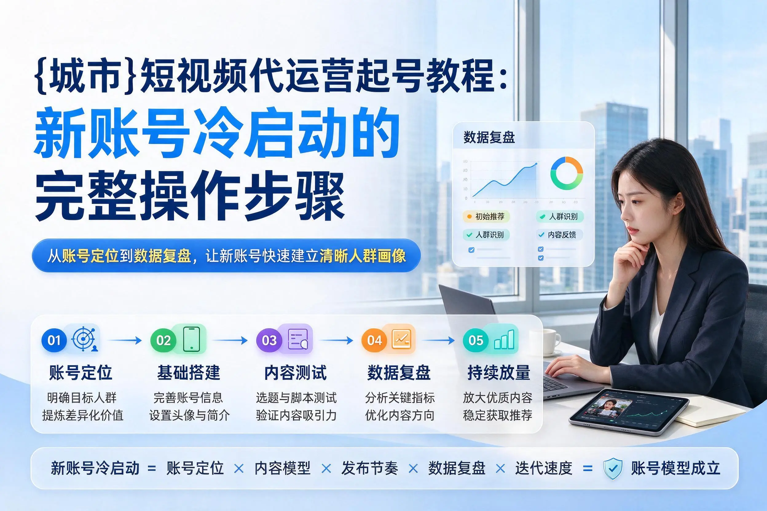 丽江短视频代运营起号教程：新账号冷启动的完整操作步骤