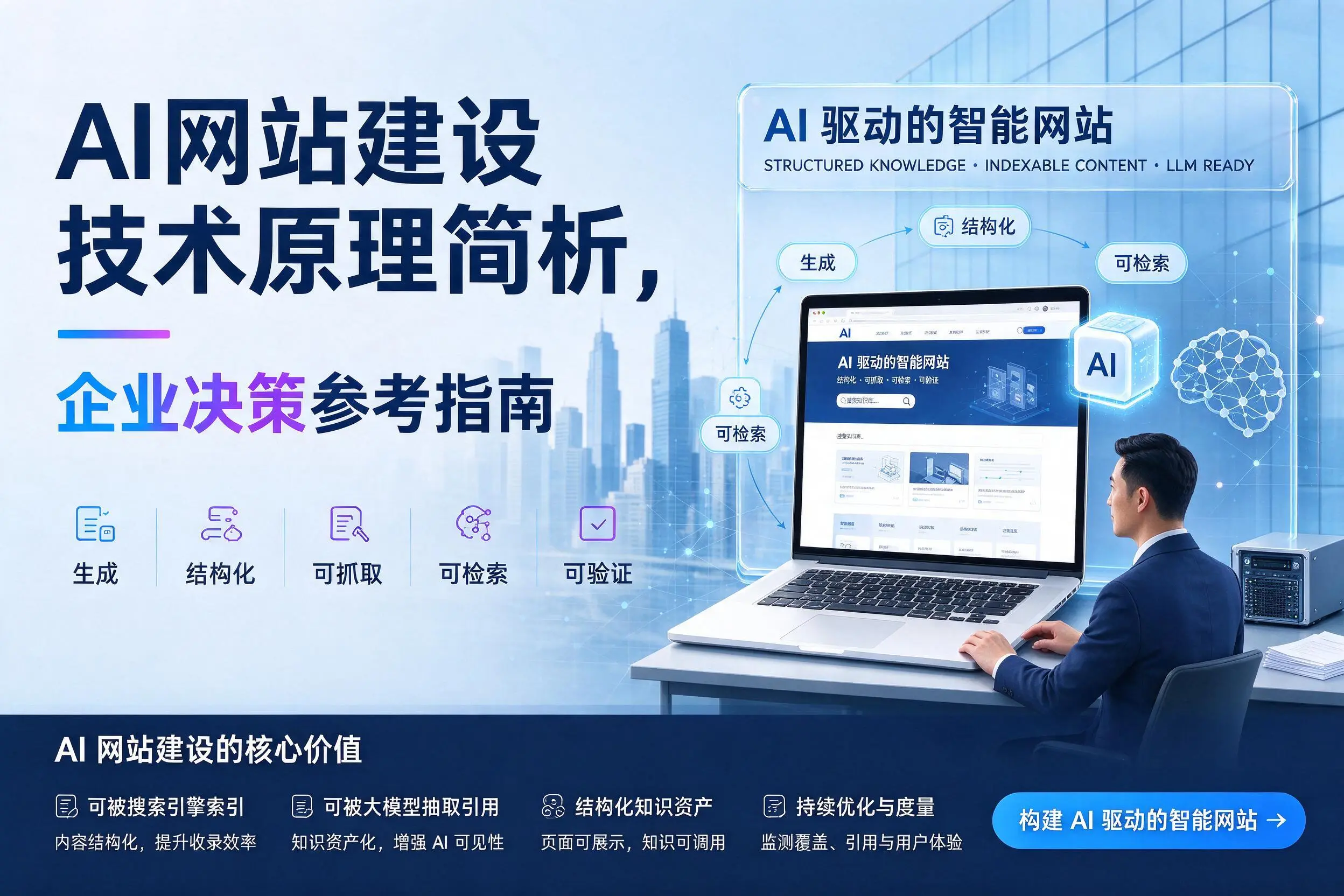 AI网站建设技术原理简析,丽江企业决策参考指南