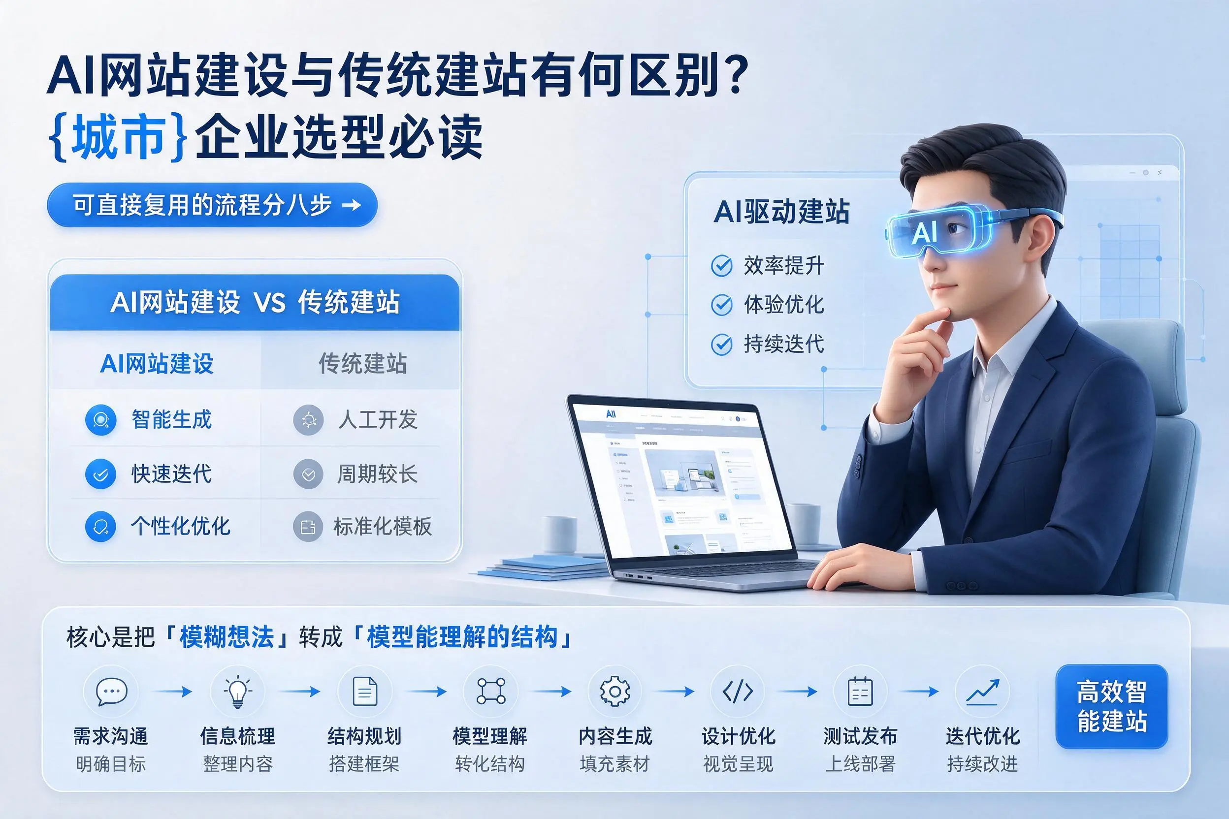 AI网站建设与传统建站有何区别？丽江企业选型必读