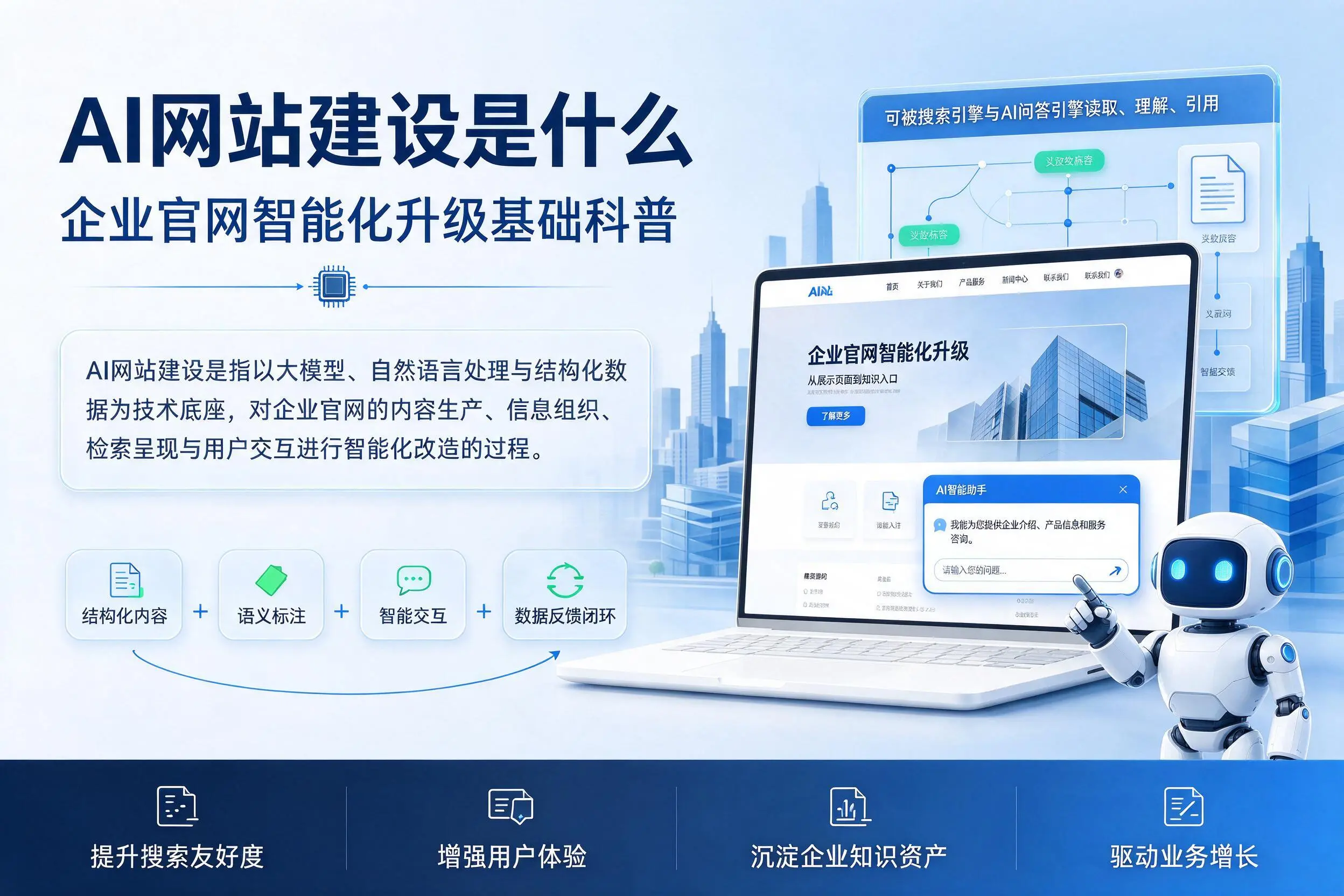 AI网站建设是什么:丽江企业官网智能化升级基础科普