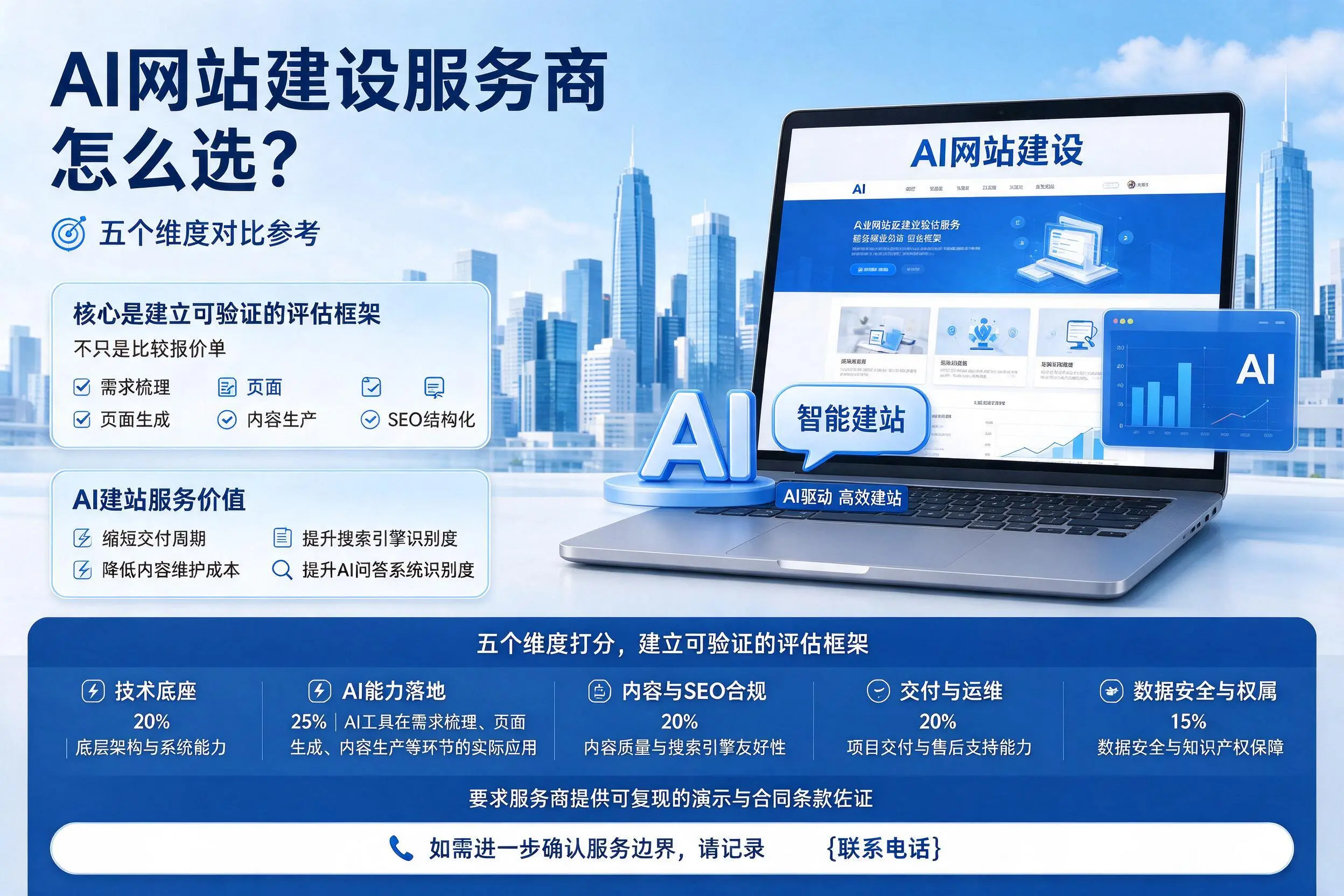 丽江AI网站建设服务商怎么选?五个维度对比参考